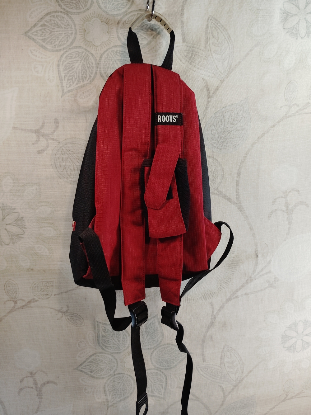 ROOTS Red & Black Backpack - 'Roots 73' - Picture 5 of 7